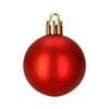 Bombki choinkowe 40 szt. okrągłe, lizaki, szyszki, laski cukrowe nietłukące ozdoby czerwone
