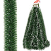 Łańcuch na choinkę 3m zielono-biały, girlanda choinkowa, średnica 10cm