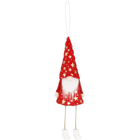 Skrzat 35 cm ozdoba świąteczna krasnal zawieszka na choinkę, gnom