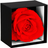 Wieczna róża sztuczny kwiat z pudełkiem prezentowym czerwona