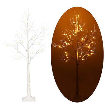Świecące drzewko 120 cm brzoza 48 Led drzewko świąteczne