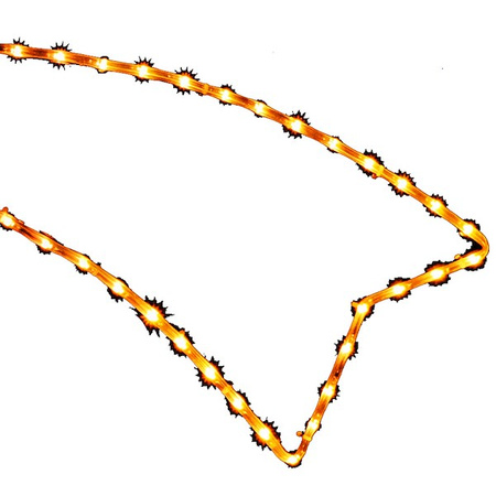 Gwiazda betlejemska 72 LED lampki biały ciepły ozdoba świąteczna