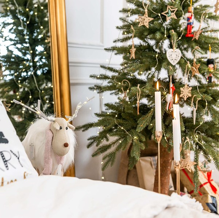 Choinka sztuczna na pniu 180 cm świerk drzewko bożonarodzeniowe PE