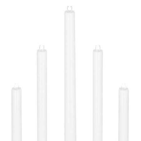 Świecznik adwentowy Led 7 świec biały