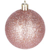 Bombki choinkowe 101 szt. ozdoby świąteczne rose gold