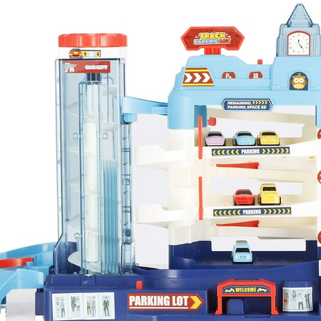 Parking samochodowy dla dzieci zabawka autka parking piętrowy z windą