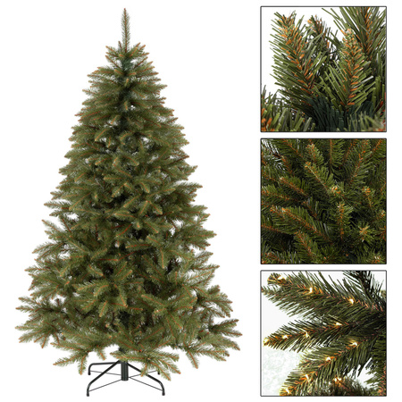 Choinka sztuczna 200 cm świerk kaukaski drzewko świąteczne jak żywe