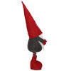 Skrzat 50-70 cm ozdoba świąteczna, krasnal świąteczny, gnom grafitowy na teleskopowych nóżkach