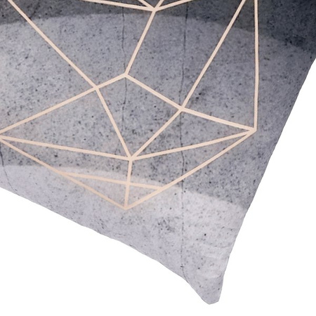 Poszewka dekoracyjna 40x40cm na poduszkę, jasiek szary