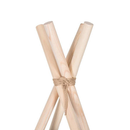 Namiot Tipi dla dzieci wigwam z poduszkami granatowy w gwiazdki