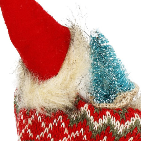 Mikołaj figurka świateczna 20 cm ozdoba bożonarodzeniowa