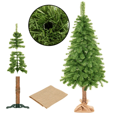 Choinka na pniu 180 cm sztuczna sosna naturalna jak żywa