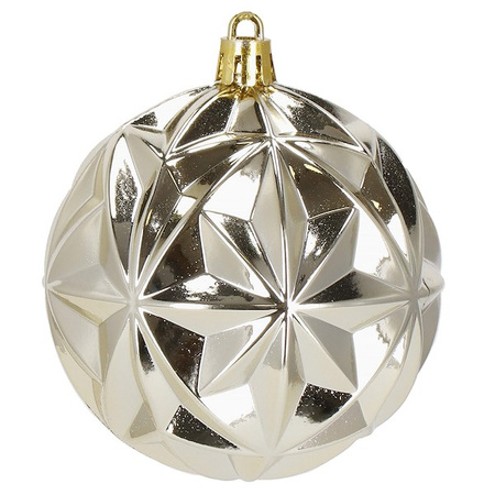 Bombki choinkowe 30 szt. ozdoby świąteczne zestaw 8 cm złote i czarne