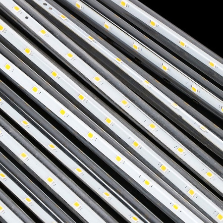 Lampki choinkowe 480 Led sople 10 szt. padający śnieg meteory zewnętrzne biały ciepły