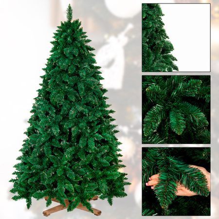 Choinka sztuczna jak żywa 220 cm sosna leśna Royal Trees premium drewniany stojak