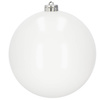 Bombki choinkowe 2 szt. ozdoby świąteczne zawieszki 15 cm białe