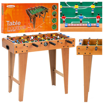 Piłkarzyki, drewniany stół do gry w piłkę nożną 69x35 cm gra dla dzieci