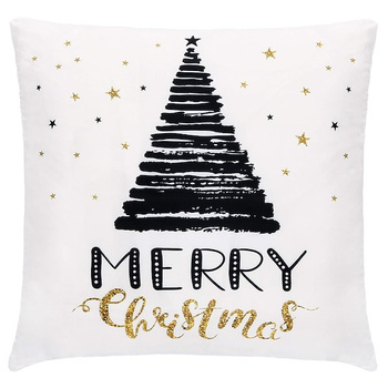Poszewka dekoracyjna 40x40cm na poduszkę, jasiek z choinką