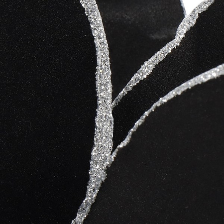 Sztuczny kwiat gałązka do bukietów czarny