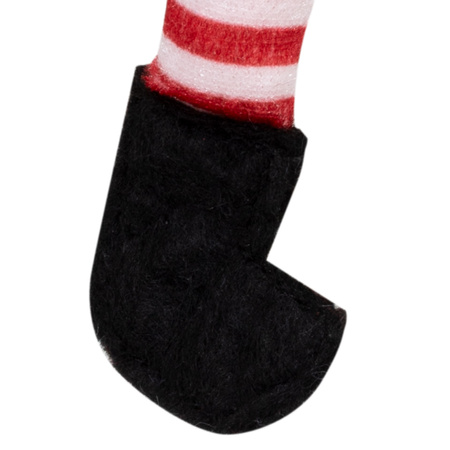 Elf siedzący, dekoracja Boże Narodzenie 40 cm skrzat, krasnal świąteczny