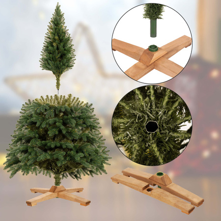 Choinka sztuczna Premium Royal Trees 180 cm sosna PE z stojakiem, drzewko