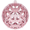 Bombki choinkowe 100 szt. ozdoby świąteczne zestaw 6/4/3 cm różowe