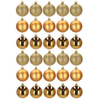 Bombki choinkowe na choinkę zestaw 30 szt.