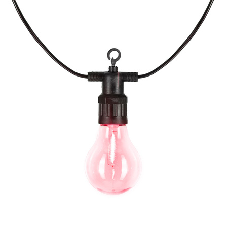 Lampki choinkowe LED żarówki 20 Led oświetlenie zewnętrzne girlanda 13 m multikolor