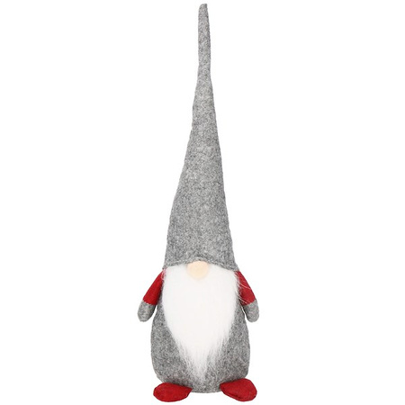 Skrzat 43cm ozdoba świąteczna, krasnal świąteczny, gnom szary