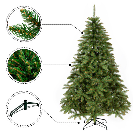 Choinka sztuczna 220 cm świerk skandynawski drzewko świąteczne