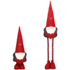 Para krasnali 120cm ozdoba świąteczna, gnom świąteczny, skrzat na teleskopowych nóżkach
