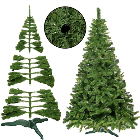 Choinka sztuczna 220 cm jodła zielona Vera jak żywa