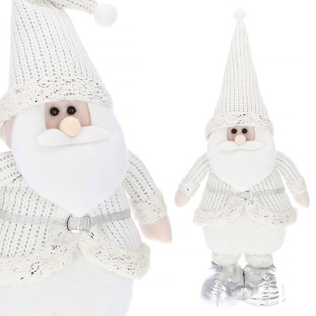 Mikołaj 62-90cm ozdoba świąteczna, krasnal świąteczny, gnom na teleskopowych nóżkach