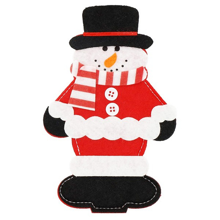 Pokrowce na sztućce 6 szt. świąteczne etui, ozdoba świąteczna