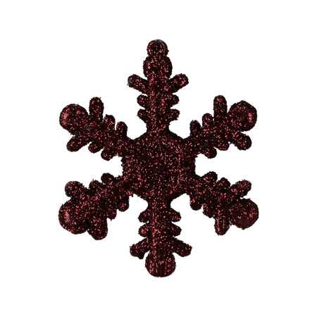 Bombki choinkowe 40 szt. komplet dekoracje świąteczne zawieszki nietłukące, fioletowe