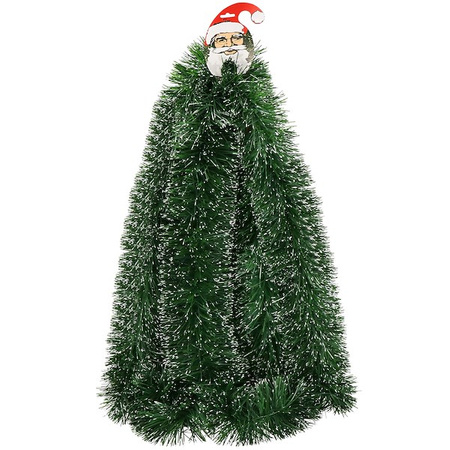 Łańcuch na choinkę 6m zielono-biały, girlanda choinkowa, średnica 15cm