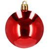 Bombki choinkowe 4 cm na choinkę 30 szt. czerwone