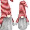 Para krasnali 30cm ozdoba świąteczna, skrzat świąteczny, gnom w paski