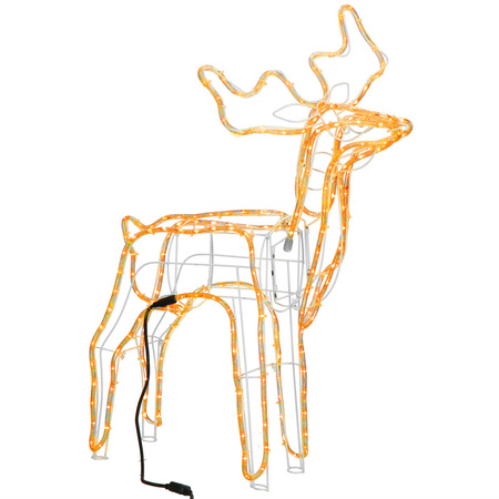 Renifer Led 85 cm świąteczny, świetlna dekoracja do ogrodu biały ciepły