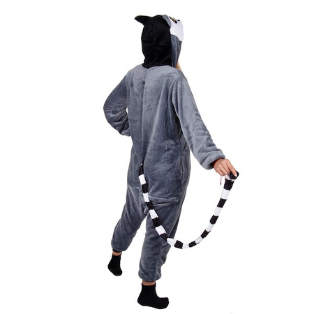 Piżama jednoczęściowa kigurumi damska kombinezon lemur rozmiar S