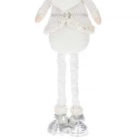 Mikołaj 62-90cm ozdoba świąteczna, krasnal świąteczny, gnom na teleskopowych nóżkach