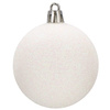 Bombki choinkowe 100 szt. biały zestaw choinkowy