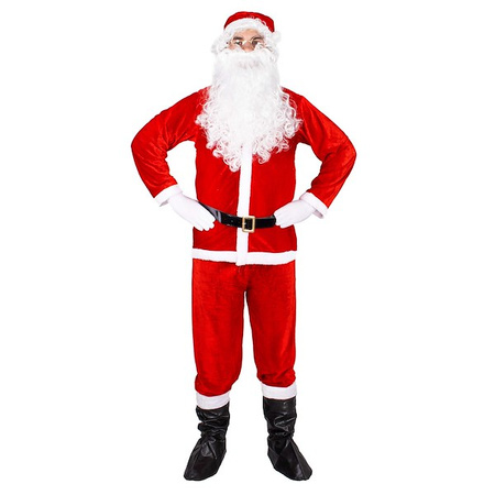 Strój Świętego Mikołaja lux zestaw