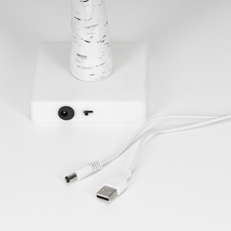 Drzewko świecące brzoza 60 cm 25 Led świąteczna dekoracja ozdoba świetlna