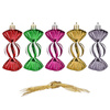 Bombki choinkowe 5 szt. cukierki, kolorowy zestaw choinkowy