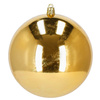 Bombki choinkowe 6 szt. ozdoby świąteczne zestaw 9,5 cm złote