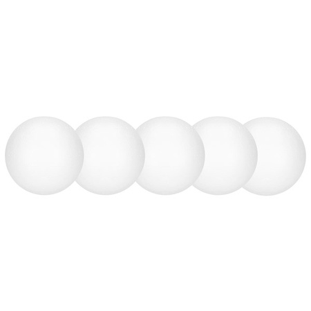 Bombki styropianowe 10cm kula styropianowa decoupage zestaw 5 szt.