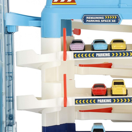 Parking samochodowy dla dzieci zabawka autka parking piętrowy z windą