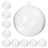 Bombki akrylowe 12cm kula plastikowa decoupage zestaw 10 szt.