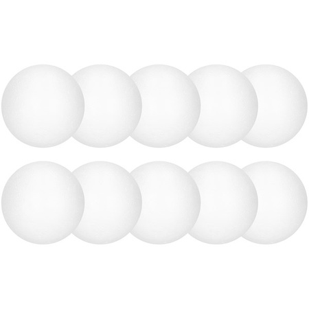 Bombki styropianowe 13cm kula styropianowa decoupage zestaw 10 szt.